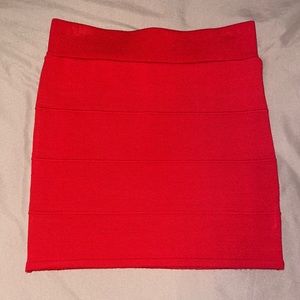 Candy Apple Red Miniskirt